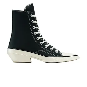 Converse Women's Chuck 70 Hi De Luxe Pointed Black White - 1