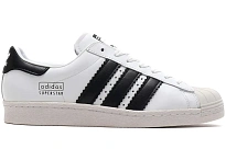 Фото № 1 с приближением к товару «‎adidas Superstar 80s Enlarged Stripes White»