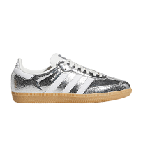 Фото № 1 с приближением к товару «‎adidas Samba OG Big Kid Silver Metallic Cloud White»