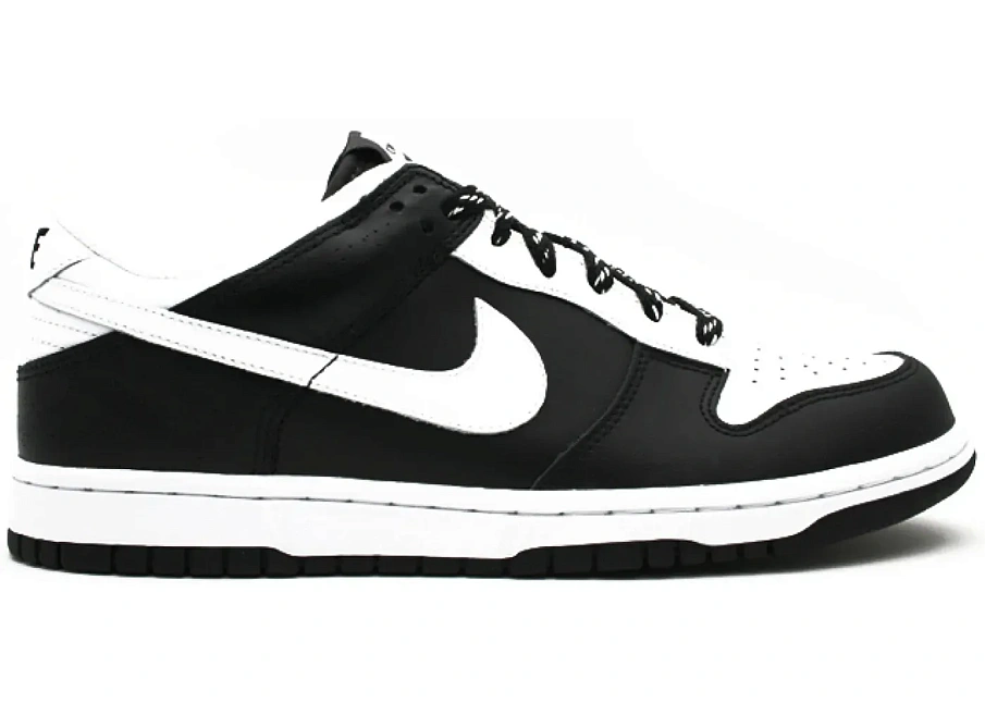Фото № 1 с приближением к товару «‎Nike Dunk Low White Black Midnight Fog»