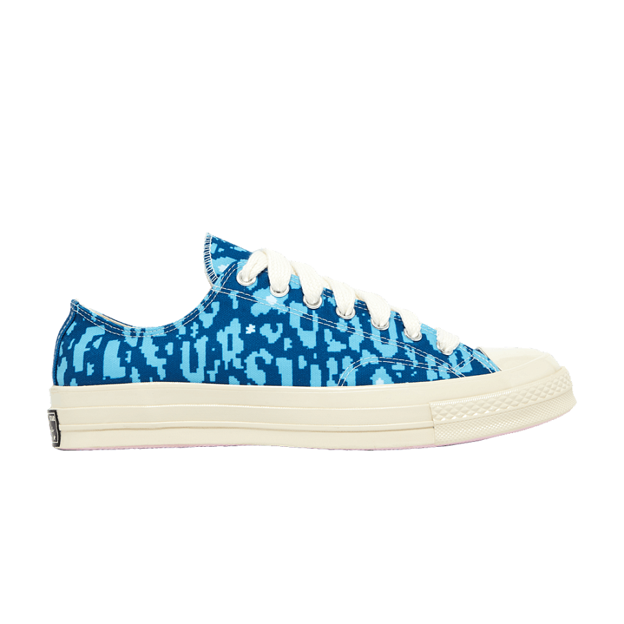 Фото № 1 с приближением к товару «‎Golf Le Fleur x Converse Chuck 70 Low Digital Leopard Pack - Blue»