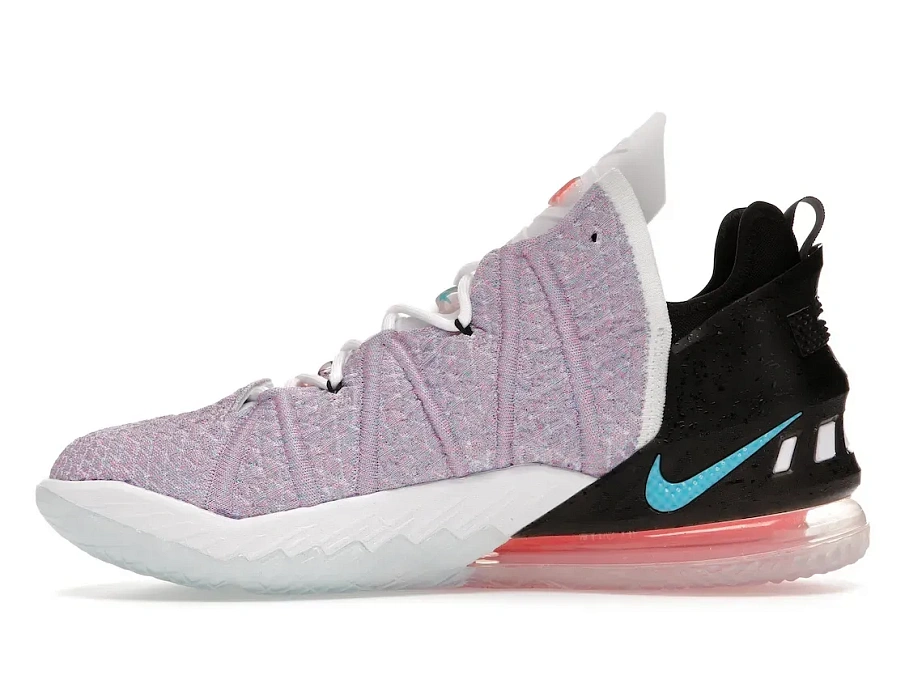 Фото № 3 с приближением к товару «‎Nike LeBron 18 Graffiti Blue Muti-Color»