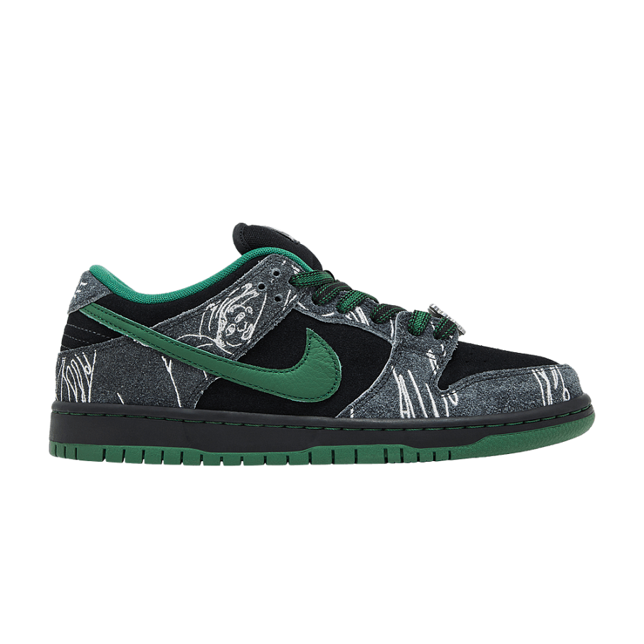 Фото № 1 с приближением к товару «‎THERE Skateboards x Nike Dunk Low SB Ultra Humanized Special Box»