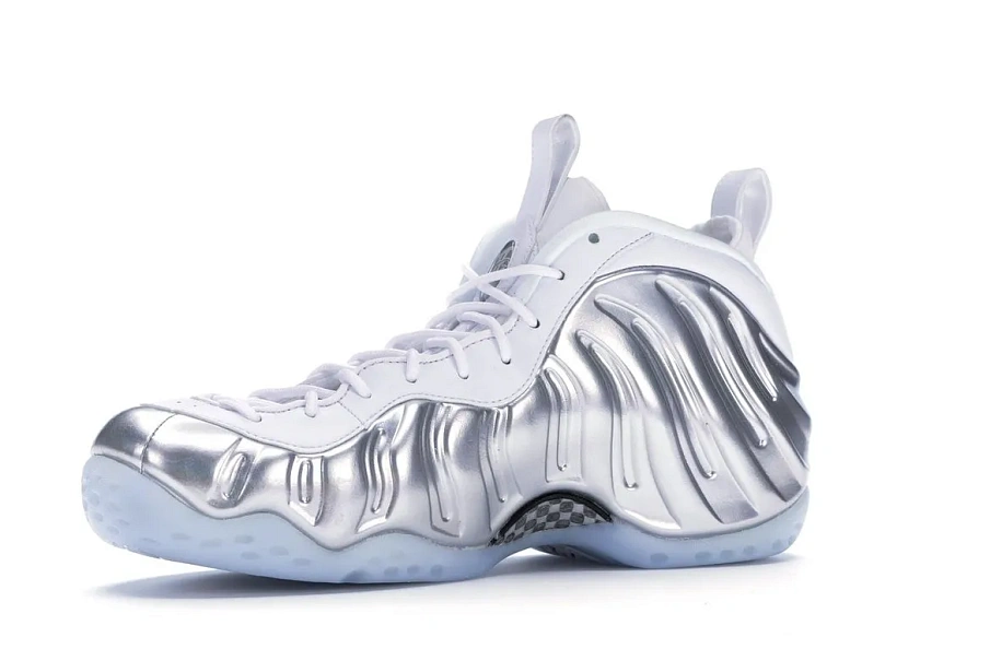 Фото № 3 с приближением к товару «‎Nike Air Foamposite One Chrome White »