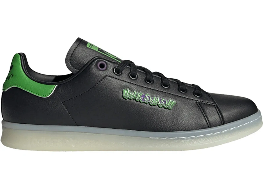 Фото № 1 с приближением к товару «‎adidas Stan Smith Marvel Hulk Smash»