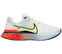 Фото № 1 с приближением к товару «‎Nike React Infinity Run Flyknit 3 White Volt Bright Crimson »