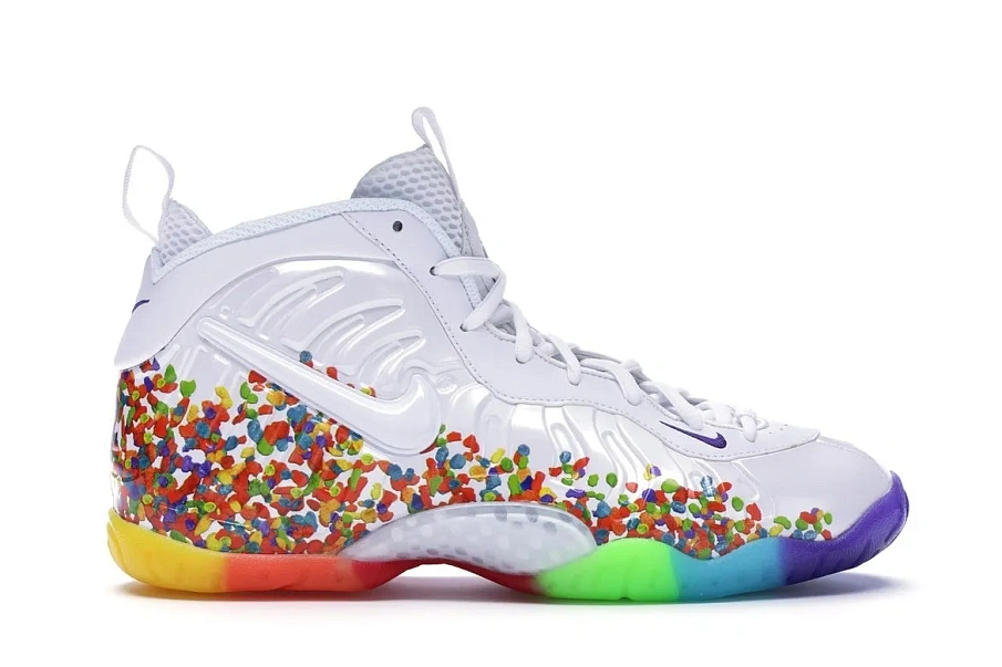 Фото № 1 с приближением к товару «‎Nike Air Foamposite One White Fruity Pebbles (2017) »