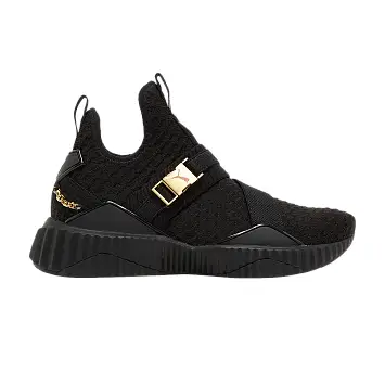 Puma Women's Defy Mid Black Gold - 1