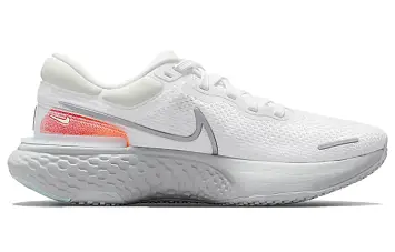 Nike Zoomx Invincible Run Flyknit WhiteSliverOrange - 2
