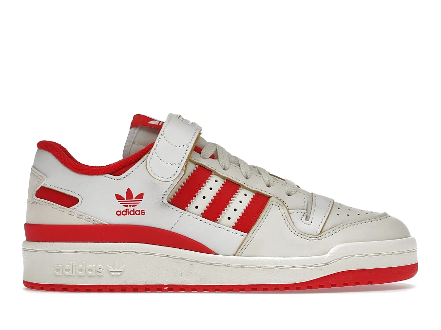 Фото № 1 с приближением к товару «‎adidas Forum 84 Low Off White Vivid Red Footwear White »