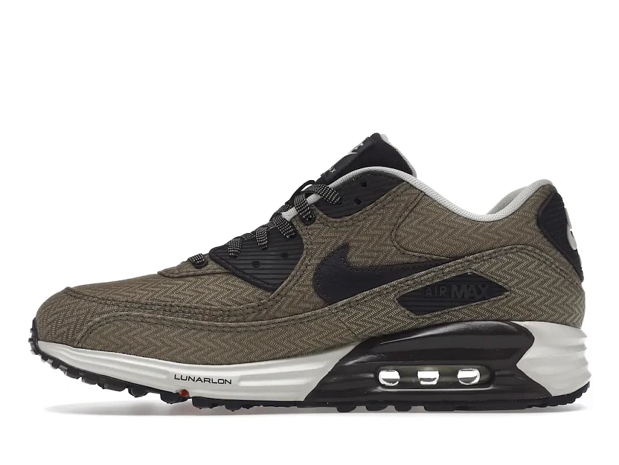 Фото № 3 с приближением к товару «‎Nike Air Max Lunar90 Brown-Herringbone»