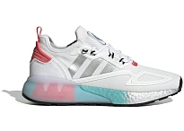 Фото № 1 с приближением к товару «‎adidas ZX 2K Boost NASA White Hazy Rose »