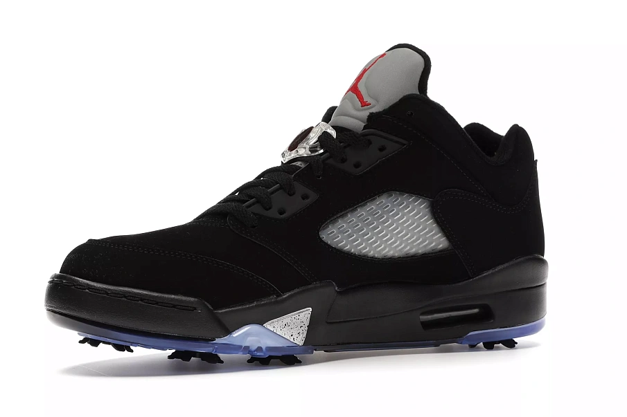 Фото № 2 с приближением к товару «‎Air Jordan 5 Retro Low Golf Black Metallic»