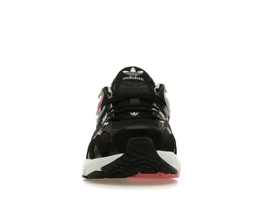 Фото № 2 с приближением к товару «‎adidas Astir Black Almost Blue Bliss Pink »