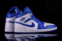 Фото № 4 с приближением к товару «‎Nike Air Jordan 1 Mid Hyper Royal WhiteBlue»