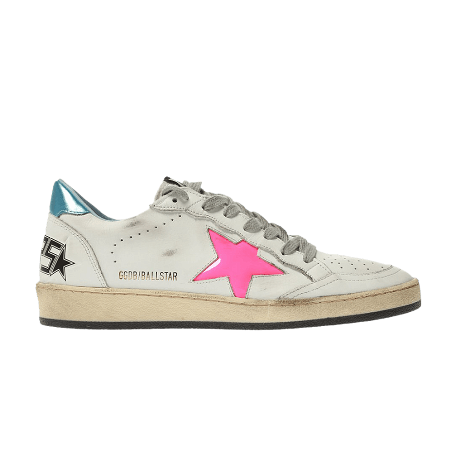 Фото № 1 с приближением к товару «‎Golden Goose Women's Ball Star White Fuchsia»