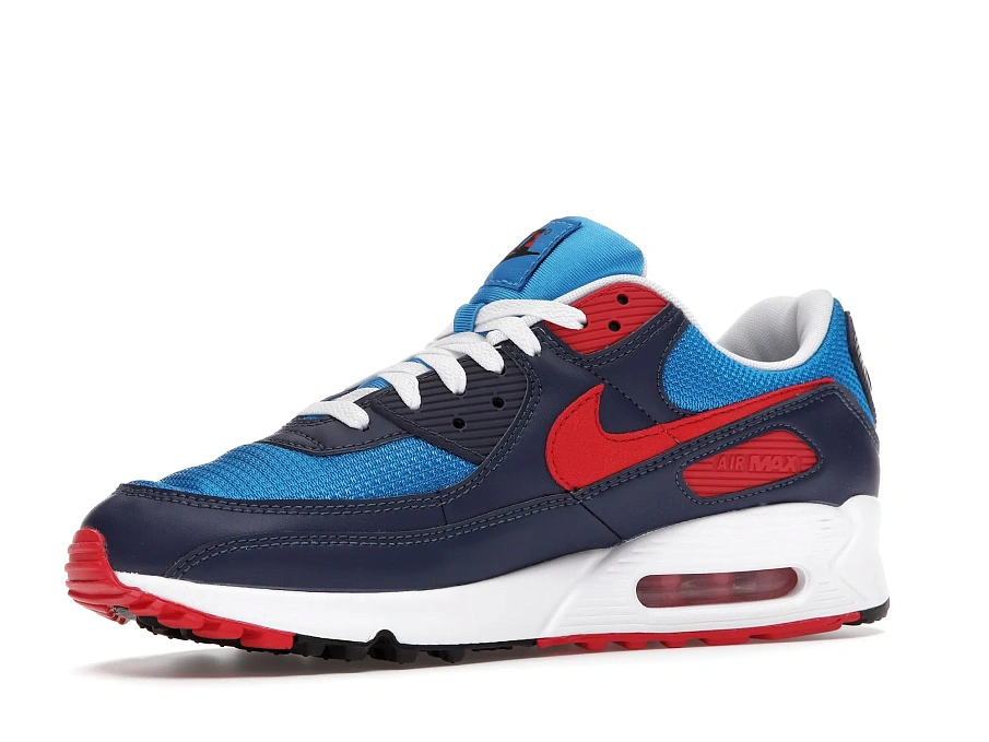 Фото № 3 с приближением к товару «‎Nike Air Max 90 Photo Blue Navy»