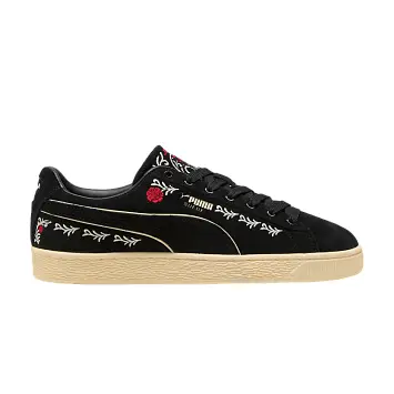 Puma Suede Hasta La Muerte Black Buttercream Red Rhythm - 1
