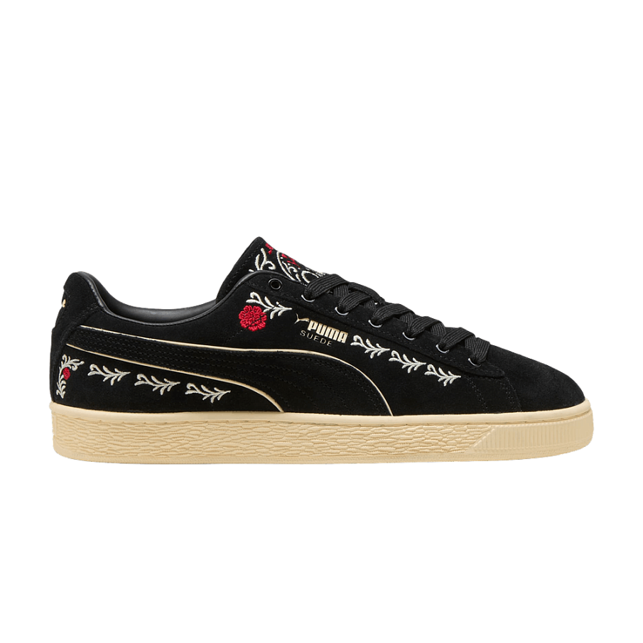 Фото № 1 с приближением к товару «‎Puma Suede Hasta La Muerte Black Buttercream Red Rhythm»