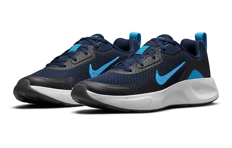 Фото № 3 с приближением к товару «‎Nike Wearallday GS 'Midnight Navy Imperial Blue'»