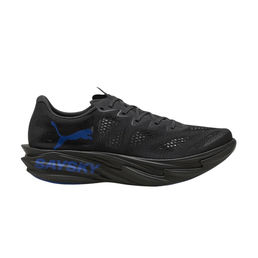 Фото № 1 с приближением к товару «‎SAYSKY x Puma Deviate Nitro Elite 4 Flat Dark Gray Vivid Blue»