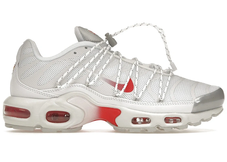 Фото № 1 с приближением к товару «‎Nike Air Max Plus Lace Utility White University Red »