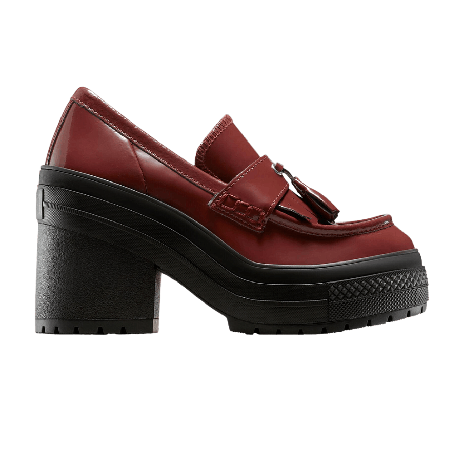 Фото № 1 с приближением к товару «‎Converse Women's Chuck 70 De Luxe Heel Loafer Platform Low Rottin Apple»