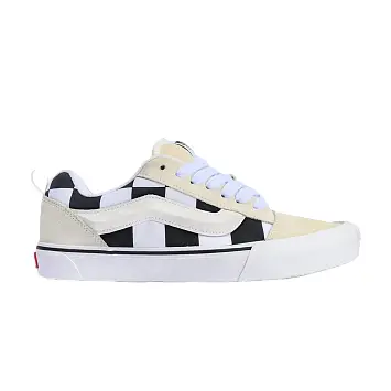 Vans Knu Skool Mega Checkerboard White Black - 1