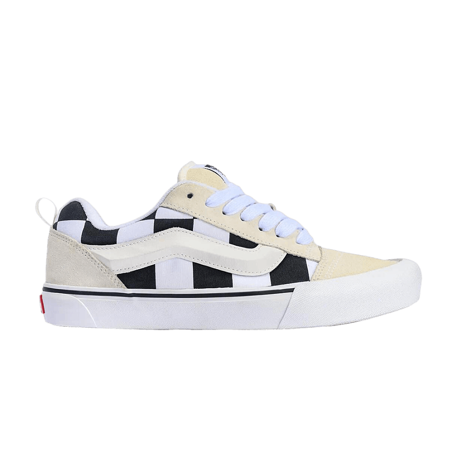 Фото № 1 с приближением к товару «‎Vans Knu Skool Mega Checkerboard White Black»