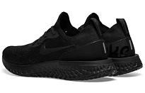 Фото № 3 с приближением к товару «‎Nike Epic React Flyknit Triple Black»