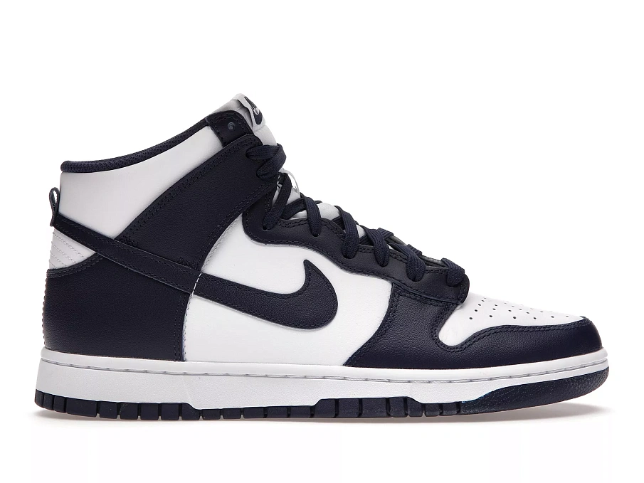 Фото № 1 с приближением к товару «‎Nike Dunk High Championship Navy»