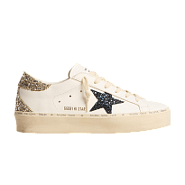 Фото № 1 с приближением к товару «‎Golden Goose Women's Hi Star White Blue Platinum Glitter»