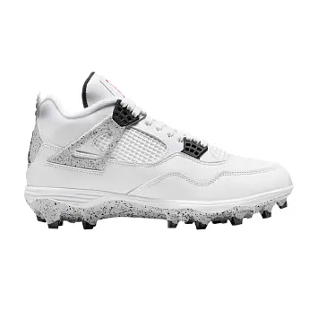 Air Jordan 4 Retro TD Cleat White Cement - 1
