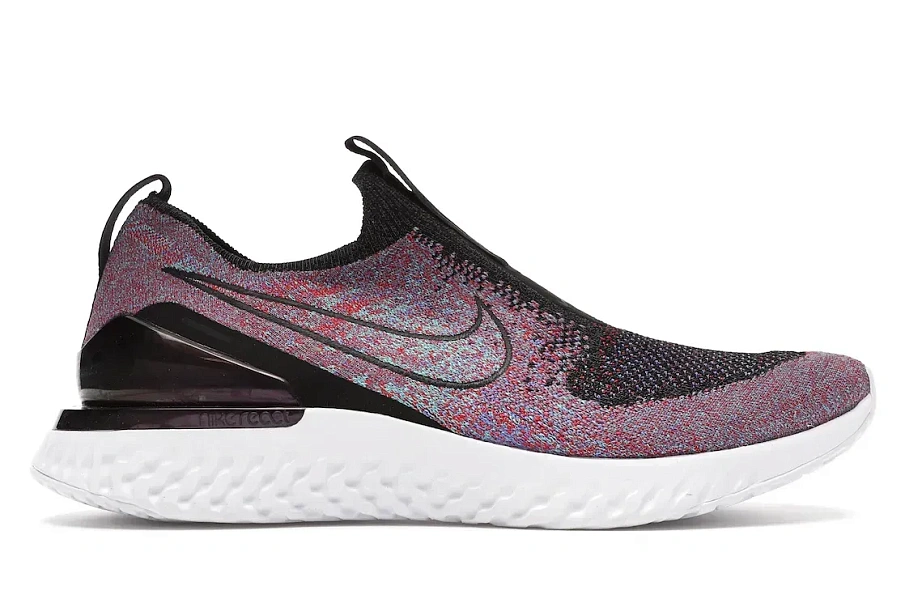 Фото № 1 с приближением к товару «‎Nike Epic React Moc Flyknit Black University Red Hyper Jade»