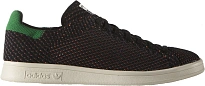 Фото № 1 с приближением к товару «‎adidas Stan Smith Primeknit Black Green Orange»