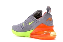 Фото № 5 с приближением к товару «‎Nike Air Max 270 Grey Volt Orange»
