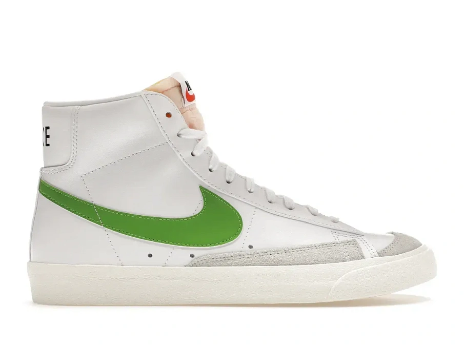 Фото № 1 с приближением к товару «‎Nike Blazer Mid 77 Vintage Mismatched Swoosh Chlorophyll Black»