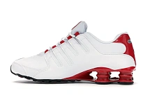 Фото № 5 с приближением к товару «‎Nike Shox NZ White University Red»