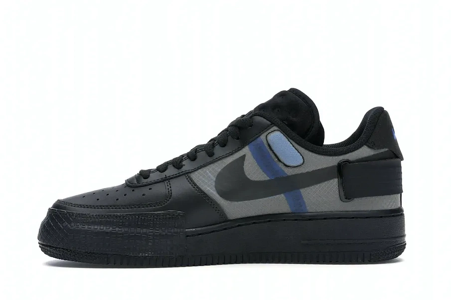 Фото № 3 с приближением к товару «‎Nike Air Force 1 Type Black Royal»