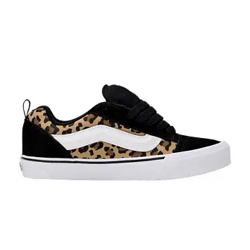 Vans Knu-Skool Leopard Black White - 1
