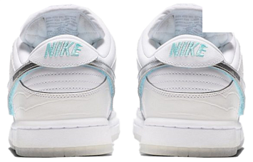 Diamond Supply Co. X Nike Sb Dunk Low Skate Shoes White Diamond - 4