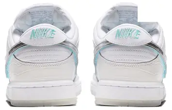 Diamond Supply Co. X Nike Sb Dunk Low Skate Shoes White Diamond - 4