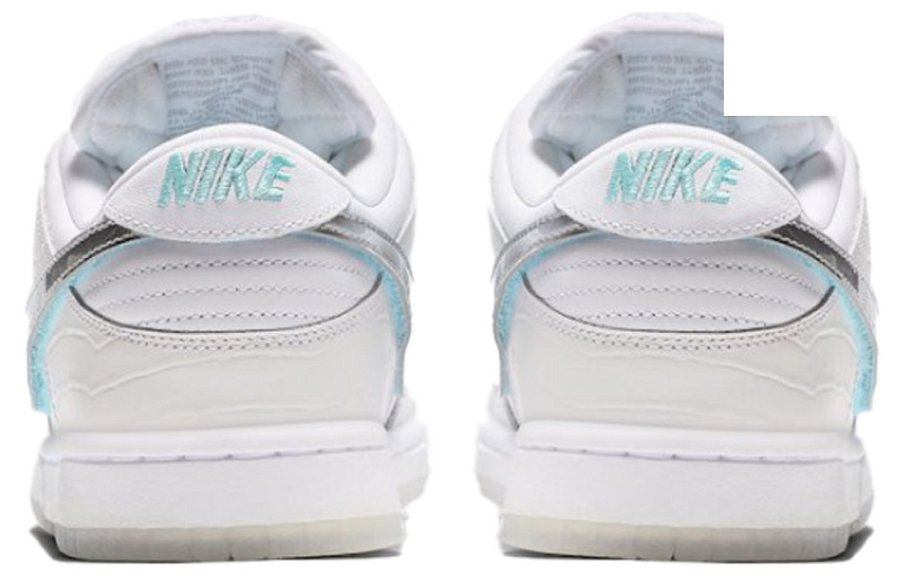 Фото № 4 с приближением к товару «‎Diamond Supply Co. X Nike Sb Dunk Low Skate Shoes White Diamond»