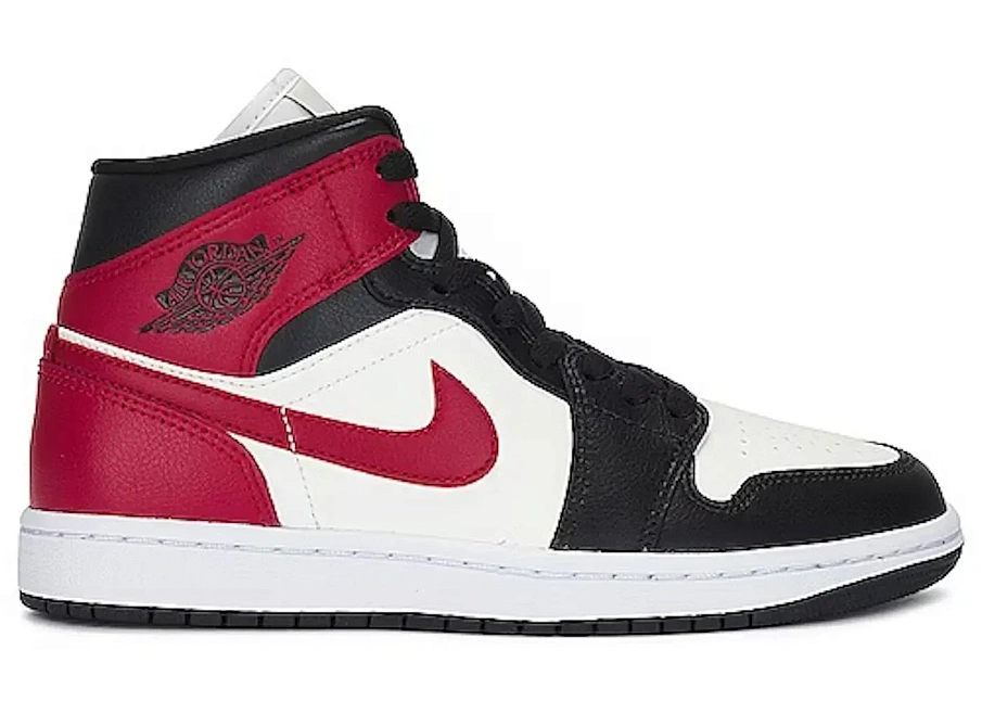 Фото № 1 с приближением к товару «‎Jordan 1 Mid Gym Red Off Noir »