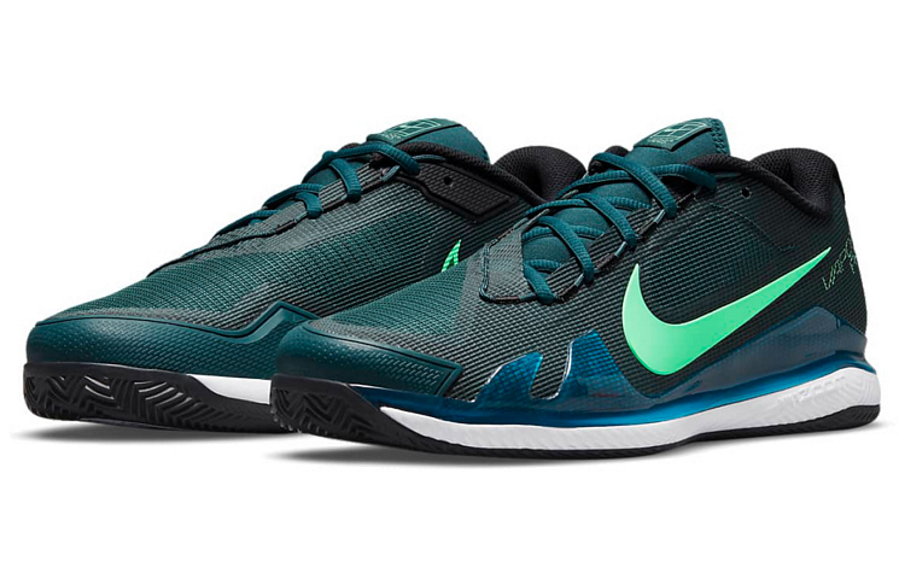 Фото № 3 с приближением к товару «‎Nike Court Air Zoom Vapor Pro BlueGreen»