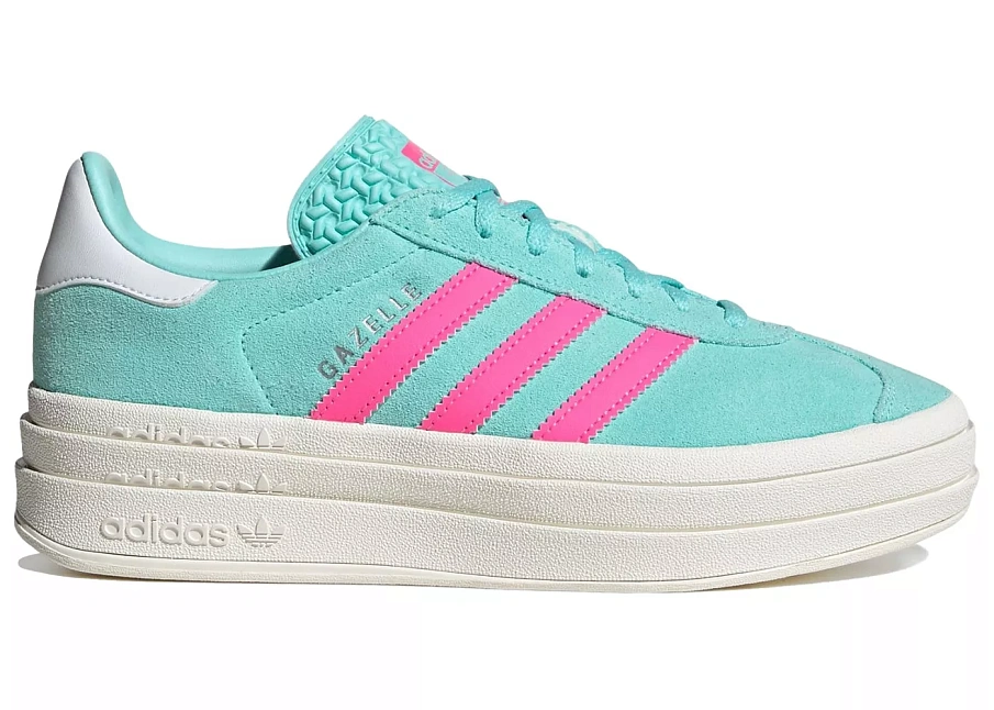 Фото № 1 с приближением к товару «‎adidas Gazelle Bold Flash Aqua Lucid Pink »