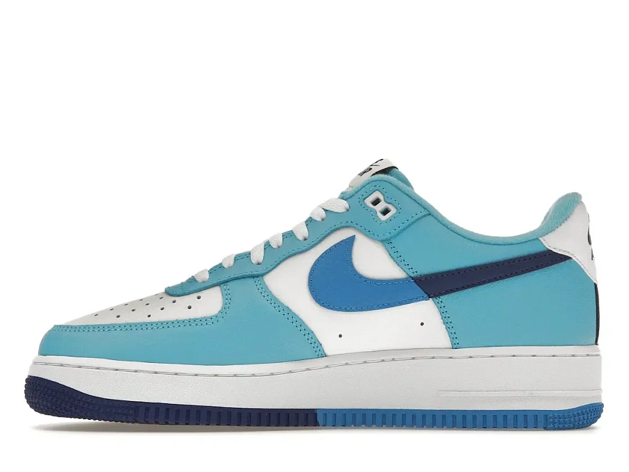 Фото № 3 с приближением к товару «‎Nike Air Force 1 Low '07 LV8 Split Light Photo Blue Deep Royal»