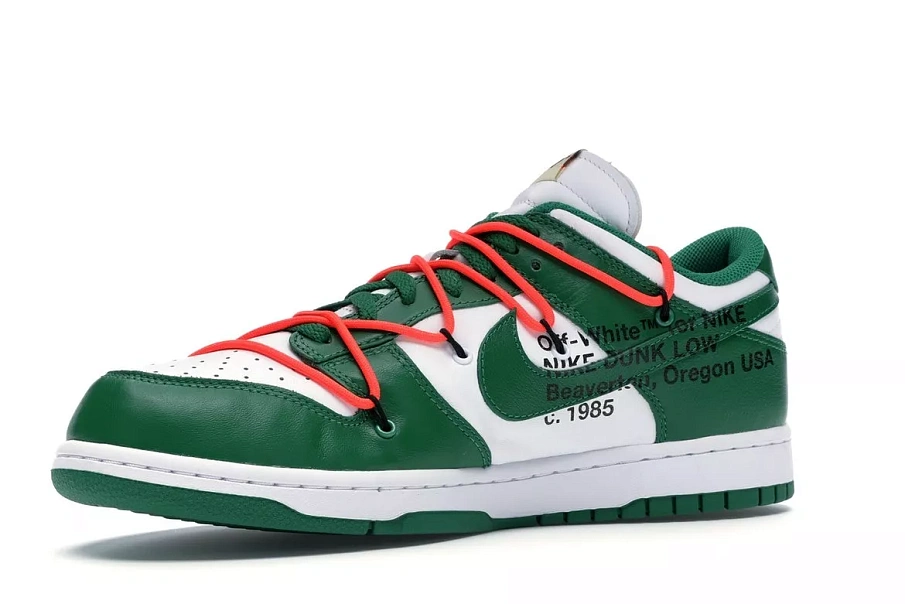 Фото № 6 с приближением к товару «‎Nike Dunk Low Off-White Pine Green»