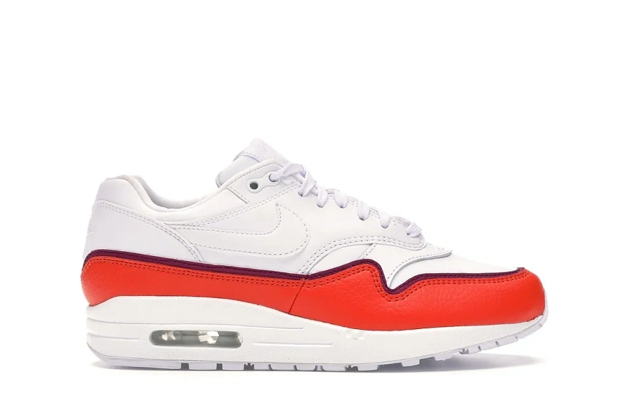 Фото № 1 с приближением к товару «‎Nike Air Max 1 Liner White Red »