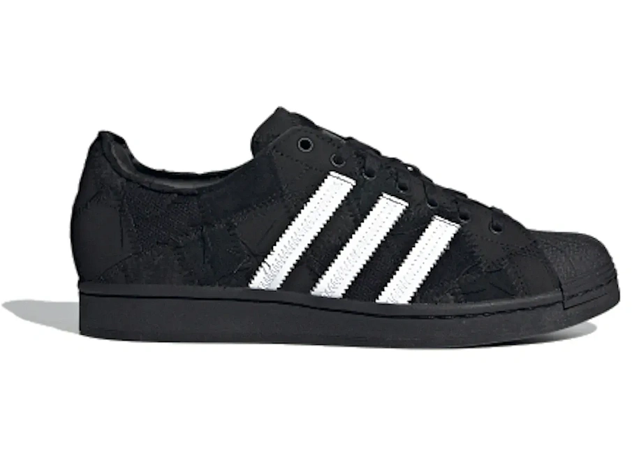 Фото № 1 с приближением к товару «‎adidas Superstar Patchwork Core Black»